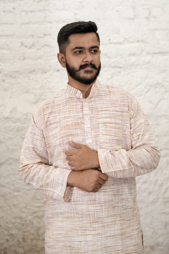 GOLDEN-KHADI-KURTA.