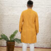 MUSTARD-KHADI-KURTA