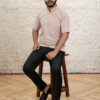ROSE-PINK-KHADI-KURTA