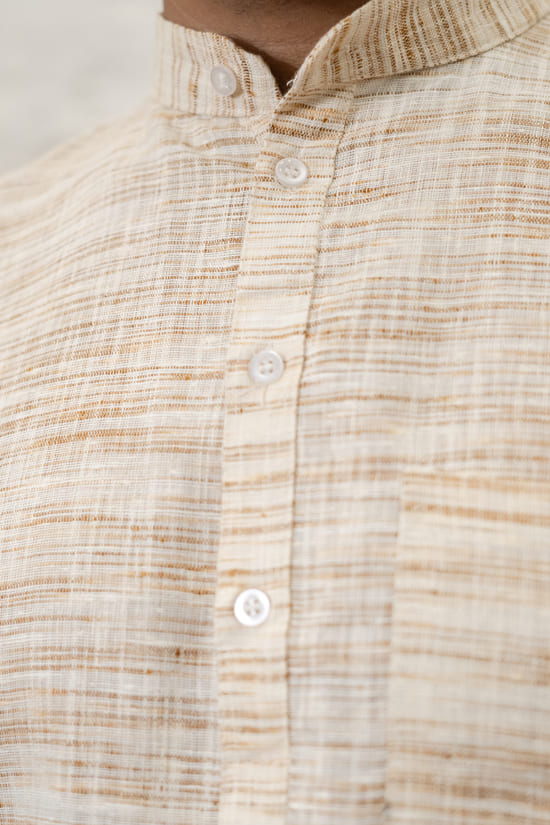 WHEAT-KHADI-KURTA