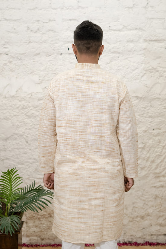 WHEAT-KHADI-KURTA