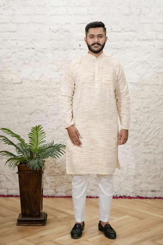 WHEAT-KHADI-KURTA