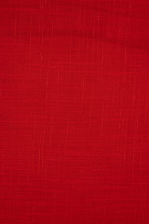 RED COLOUR SELF PATTERN PLAIN COTTON KHADI FABRIC (44